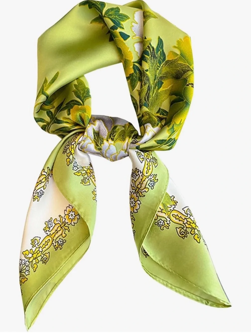 NEW Green Floral Scarf - Women Accessories